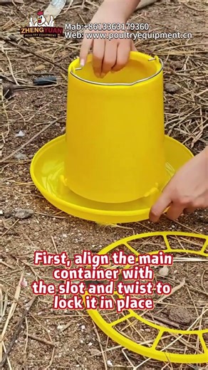 Feeder installation hack: A rock-solid setup stops feed from going to waste #farming #chicken