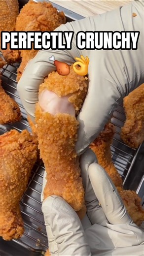 Perfect Crunchy Fried Chicken 🍗👌 #friedchicken #chicken #food