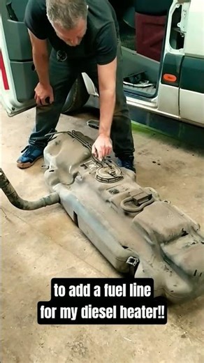 Vanlife DIY: Installing my Diesel Heater – Dropping the Fuel Tank at a Farm! #amazingfriends