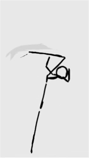 Stick rig shadow boxing in Rough Animator #animation #stickman #shadowboxing