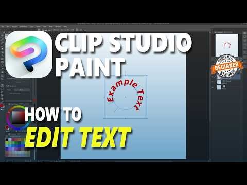 Clip Studio Paint How To Edit Text
