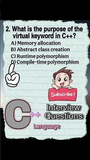 Master C++ Interview Questions | Ace Your Coding Interview