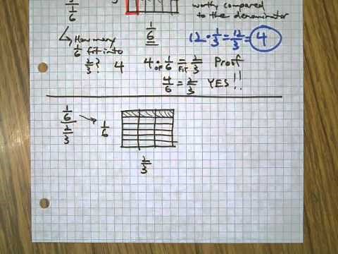 Divide Fractions with Rectangle Models, 2 of 2