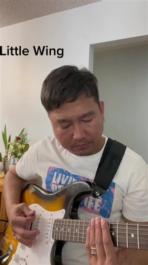 Little Wing intro cover (by Jimi Hendrix) #fyp #viraltiktok #guitar #practicemakesprogress
