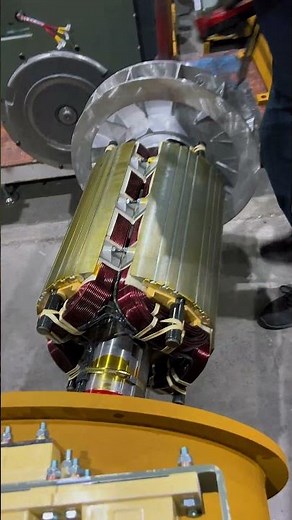 The production process of brushless alternator #generator
