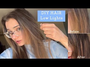 LOWLIGHTING my own HAIR at home for less than $20!! - Step-by-Step Tutorial