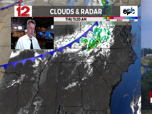 2.6K views · 13 reactions | #WDEFWeather #News12Weather BlipCast Thursday Evening: Strong to severe weather possible for tonight, and again for late Friday, which could be a problem for area football games. Details tonight on @WDEFnews12. | WDEF News 12 | Facebook