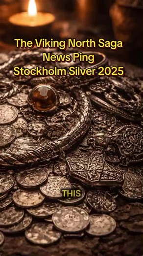 Stockholm Sweden Silver Hoard 2025. Viking History Viking Culture Real Vikings Northmen Viking Archaeology Buried Treasure #VikingHistory #VikingCulture #RealVikings #Northmen #VikingArchaeology