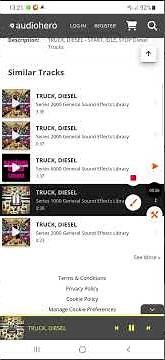 Series 2000 Diesel truck sound effects