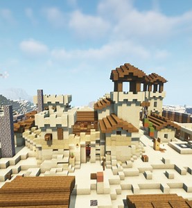 sand village Minecraft Map