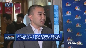 Sina's role in China's sports industry