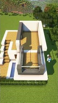 Minecraft Modern House🏠 For Build and No Music #minecraft