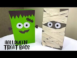 Halloween Treat Bags | Halloween Crafts