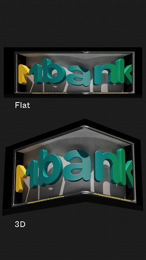 Anamorphic Video for Kyrgyz Republic's Leading Bank