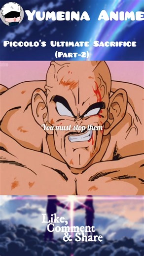 Piccolo's Ultimate Sacrifice (Part-2)🔥🔥 #anime #dragonballz #shorts #fyp #youtube #shorts