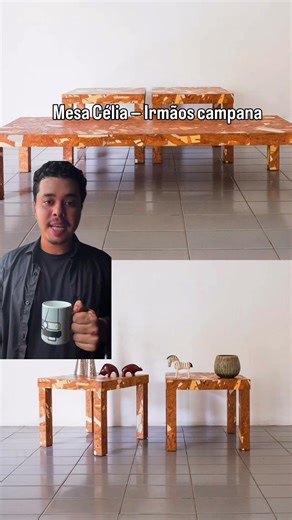 O Brasil tem mesas que se tornou ícone mundial. Qual sua favorita?#mesa #design #móveis