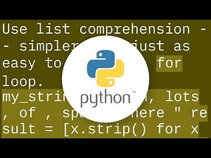 Split by comma and strip whitespace in Python