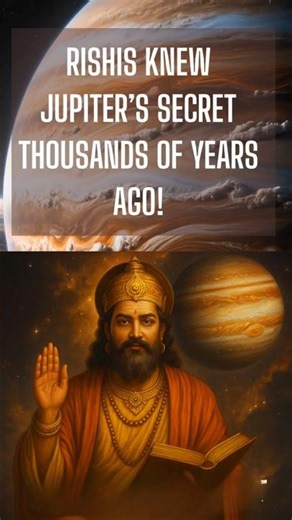 NASA findings echo the ancient wisdom of Maharishi Parashara about Jupiter #sanatandharma #shorts