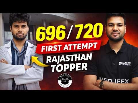 Meet Rajasthan Topper 🏆 Pranay: How He Scored 696/720 in NEET Exam in FIRST ATTEMPT