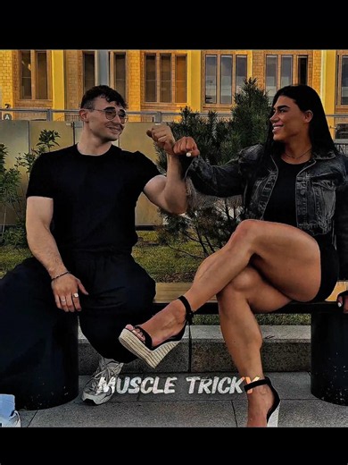Akimbo69 vs Female Bodybuilder – Strength Showdown! 😱🦾#strength #armwrestling #motivation