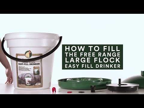 How to Use a Free Range EZ Fill Chicken Drinker