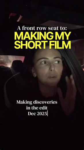 Post Production journal for @Seeyoulatershort and I was so jazzed up after this editing session I had to pull over to make this video lol. I remember feeling like I was burning the candle on both ends with my jobs and this project and everything else that comes with living a beautiful life and yet the exhaustion was no competition for the love of this film and the discoveries we were making along the way. I was hesitant to rearrange scenes for my short but I was also always open to trying things