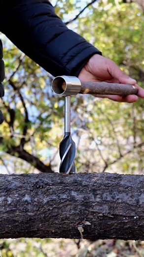 Survival Skills: Handmade Survival Hammer in the Forest #bushcraft #survival #camping #outdoors
