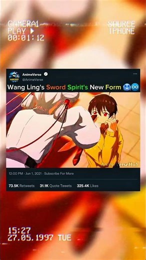 Wang Ling’s Sword Spirit New Form Awakens 🥶♾️