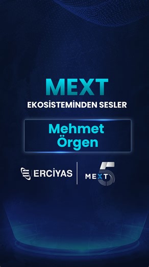MEXT Teknoloji Merkezi on Instagram: "“MEXT Ekosisteminden Sesler” serimizin yeni bölümünde, Erciyas Hyperloop Genel Müdür Yardımcısı Mehmet Örgen’i ağırladık. Mehmet Örgen, MEXT’in kuruluşundan bu yana süren iş birliğimizin, gerçekleştirdiğimiz SIRI değerlendirmesi kapsamında hazırlanan dijital olgunluk raporu ve dijital gelişim yol haritası ile daha da güçlendiğini paylaştı. Örgen, teşvik süreçlerinde MEXT’in yol gösterici yaklaşımının, projelerin çok daha kolay ve hızlı ilerlemesini sağladığı