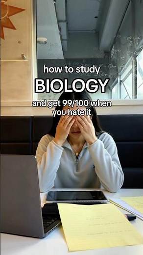 🛑 4 biology study techniques that actually work ⬇️