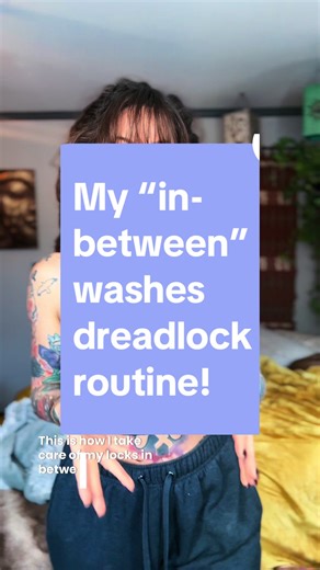 This is for the ‘I don’t wanna wash my hair but my scalp says otherwise’ crowd 💪🙌🏻 okay so wash day isn’t happening… but my scalp was absolutely asking for attention 🫣 this is my little inbetween wash routine for my locs. Dollylocks cleansing spray first just to freshen things up and calm my scalp then a tiny bit of their conditioning oil to keep everything soft and happy 🌿 nothing fancy. no full wash. just taking care of my hair like a normal human 🫶🏽 save this for when your locs need lo