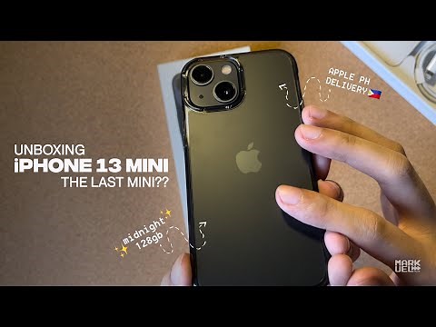 iPhone 13 Mini Midnight: Unboxing the Last "Mini" | Apple PH Delivery 2022 🇵🇭
