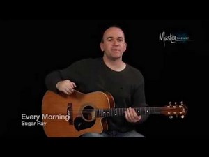 Every Morning by Sugar Ray guitar riff teaching by Peter Howlett. Difficulty level 4/10