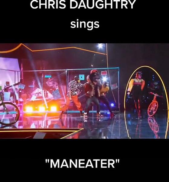 Rottweiler Masked Singer Performance with Chris Daughtry | Maneater Song