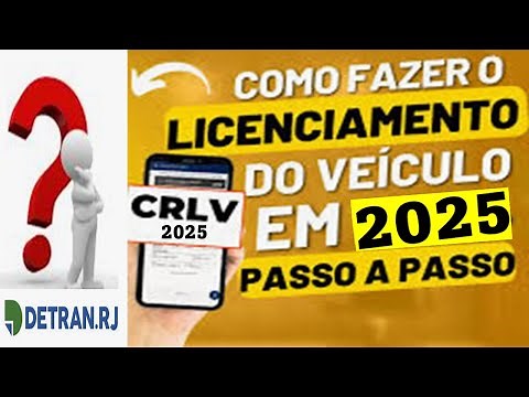 How to pay IPVA, GRT, Fines and update the 2025 vehicle licensing - Detran-RJ, step by step.