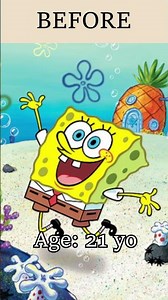 SpongeBob Characters AGE Transformation! 😱 Before vs After