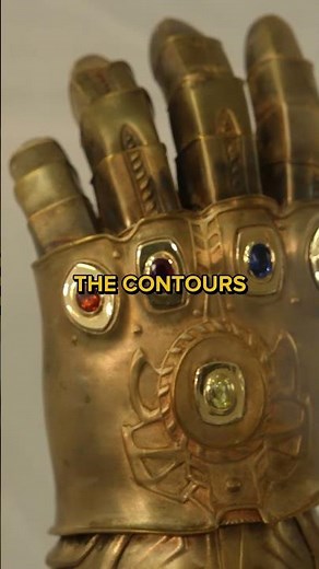 An Infinity Gauntlet Replica with Real Gems On It