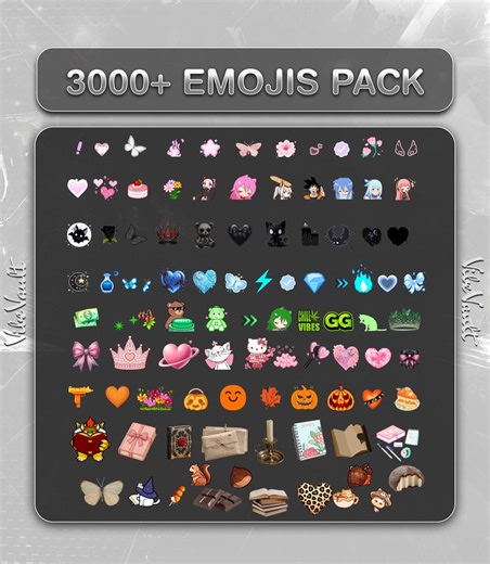 3000  Discord Emojis Bundle: Animated & Static Emoji Pack - Etsy UK