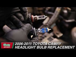 How To Remove and Replace Headlight Bulbs on a 2006-2011 Toyota Camry