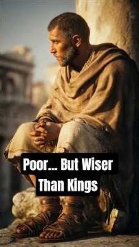 The Poor Man Who Taught Emperors How To Live