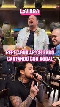 Pepe Aguilar cantó “Adiós amor” de Nodal durante su fiesta de cumpleaños / La Vibra