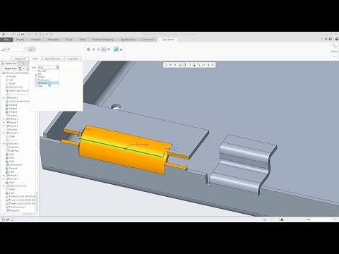 New to Creo 4.0 - Sheetmetal Design - Edge Bend Is Improved in Sheetmetal Design