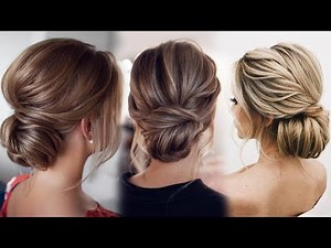 Simple updo for long hair | Bridesmaid hairstyles 2020 | Wedding hairstyles that last all day