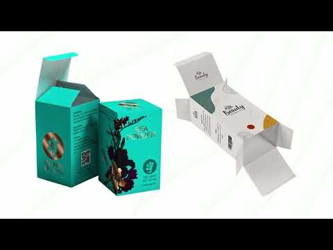 4x4x11 Cardboard Packaging Box Printing | Tuck End Style | White, Kraft, Black