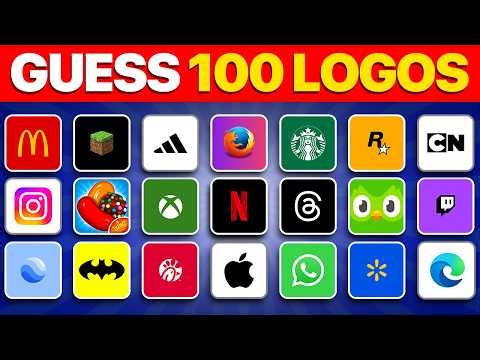 Guess the Logo in 3 Seconds | 100 Famous Logos | Logo Quiz Challenge 2026 🏆