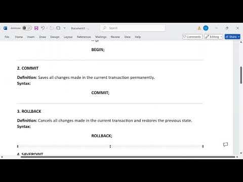 "MySQL TCL Commands Explained | COMMIT, ROLLBACK, SAVEPOINT with Examples"