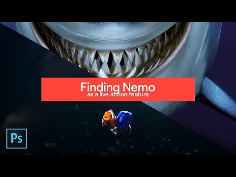 [Inktober 2020] Making-of "Finding Nemo" live action poster