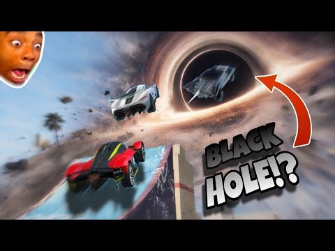 DISASTER! Ramp Jump Challenge GONE WRONG! | Extreme Car Driving Simulator #blackhole #gaming