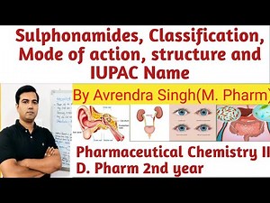 Sulphonamides/Sulfa drugs by Avrendra Singh(Classification, Structure and IUPAC Name )Mode of Action