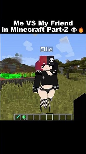 Me VS My Friend in Minecraft Part-2 💀🔥